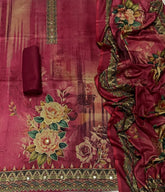 Winter Alpine Suit Set with Aari Work - Yanchi