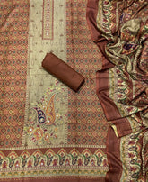 Winter Alpine Suit Set with Aari Work - Yanchi