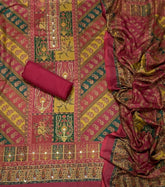 Winter Alpine Suit Set with Aari Work - Yanchi