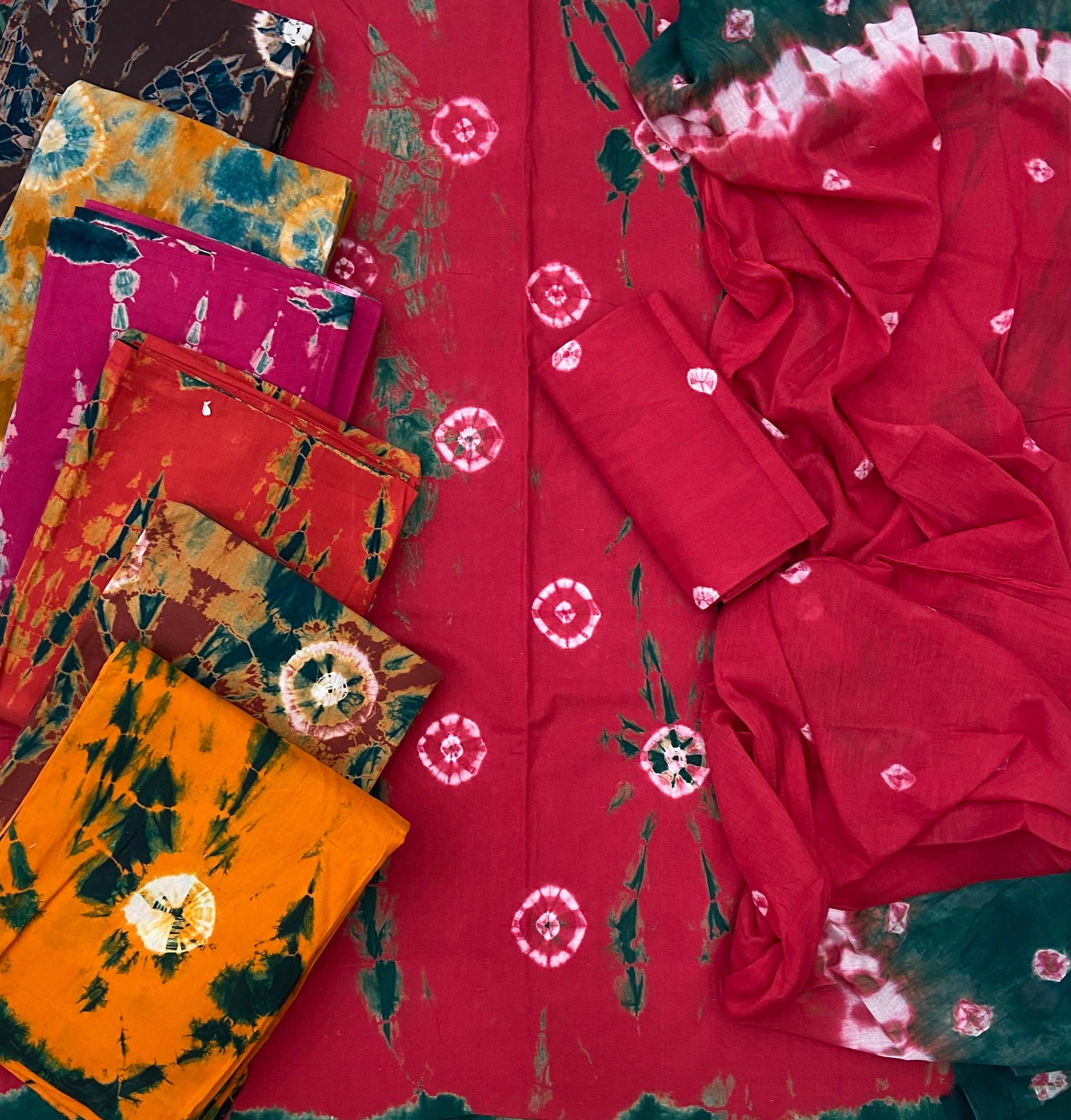 Freak Scene Sciarpa Di Cotone Tie-Dye – Foulard Quadrato Morbido E Versatile – Ideale Per Accessori, Fai-Da-Te E Decorazioni