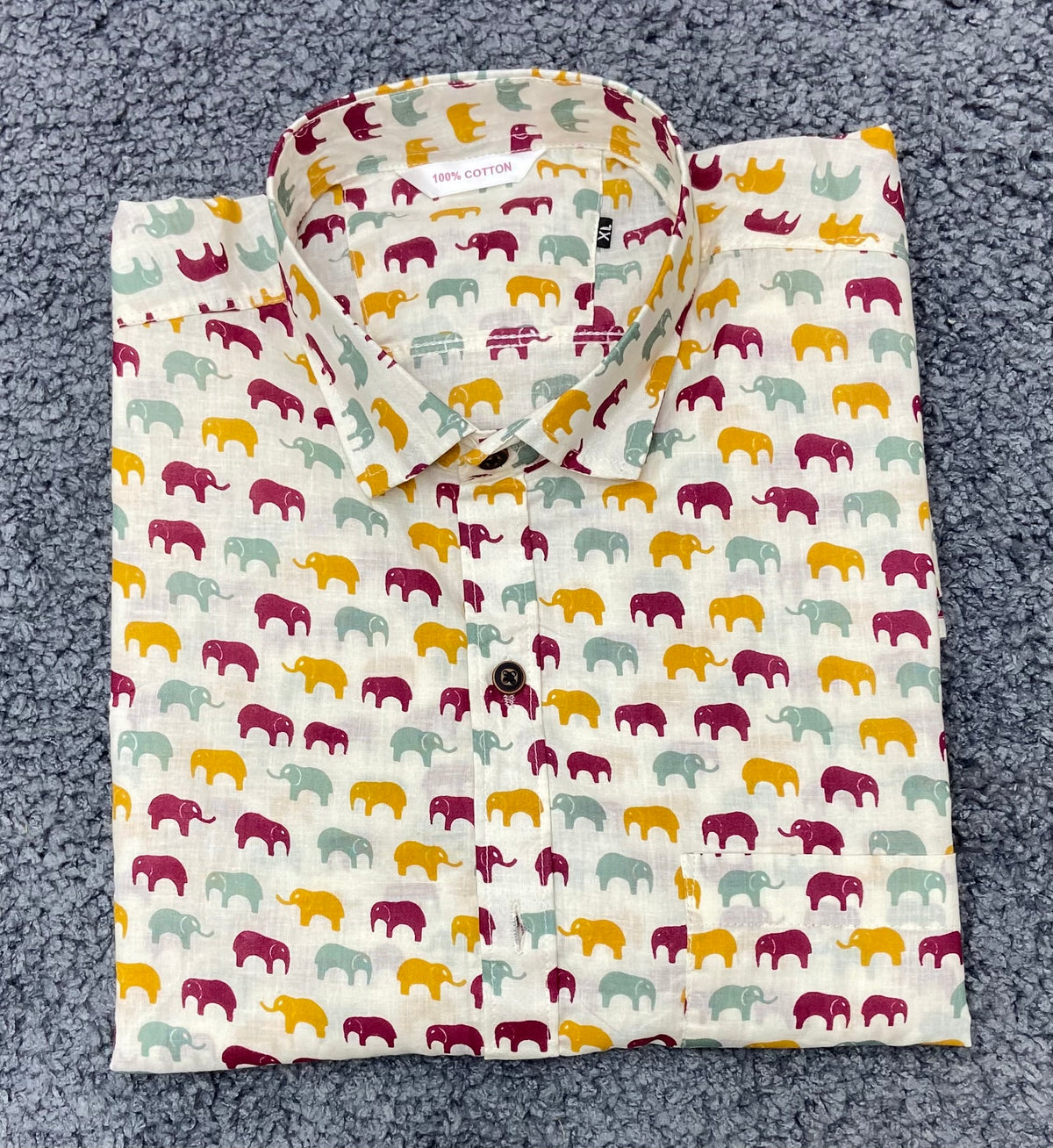 Sanganeri Pure Cotton Men’s Shirt