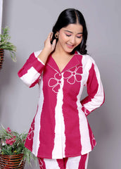 Pure Sanganeri Cotton Co-ord Set