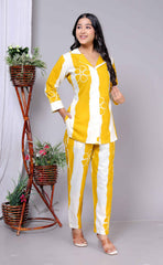 Pure Sanganeri Cotton Co-ord Set
