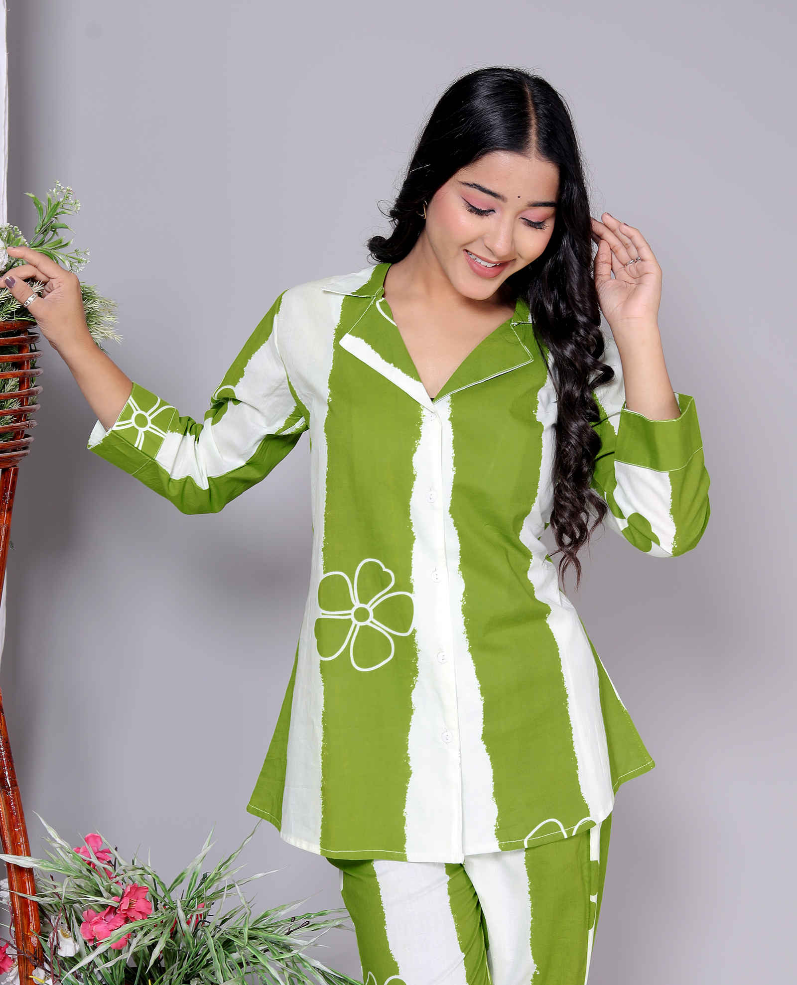 Pure Sanganeri Cotton Co-ord Set