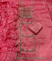 Fancy Burberry Suit Set with Zari Thread & Sequins Work