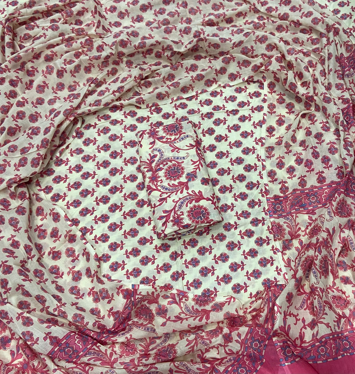 Celestial Pure Cotton Print Suit Set (Luxury Feel)