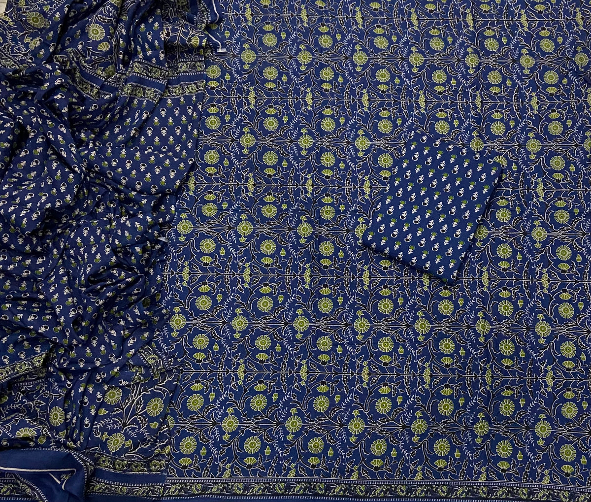 Celestial Pure Cotton Print Suit Set (Luxury Feel)