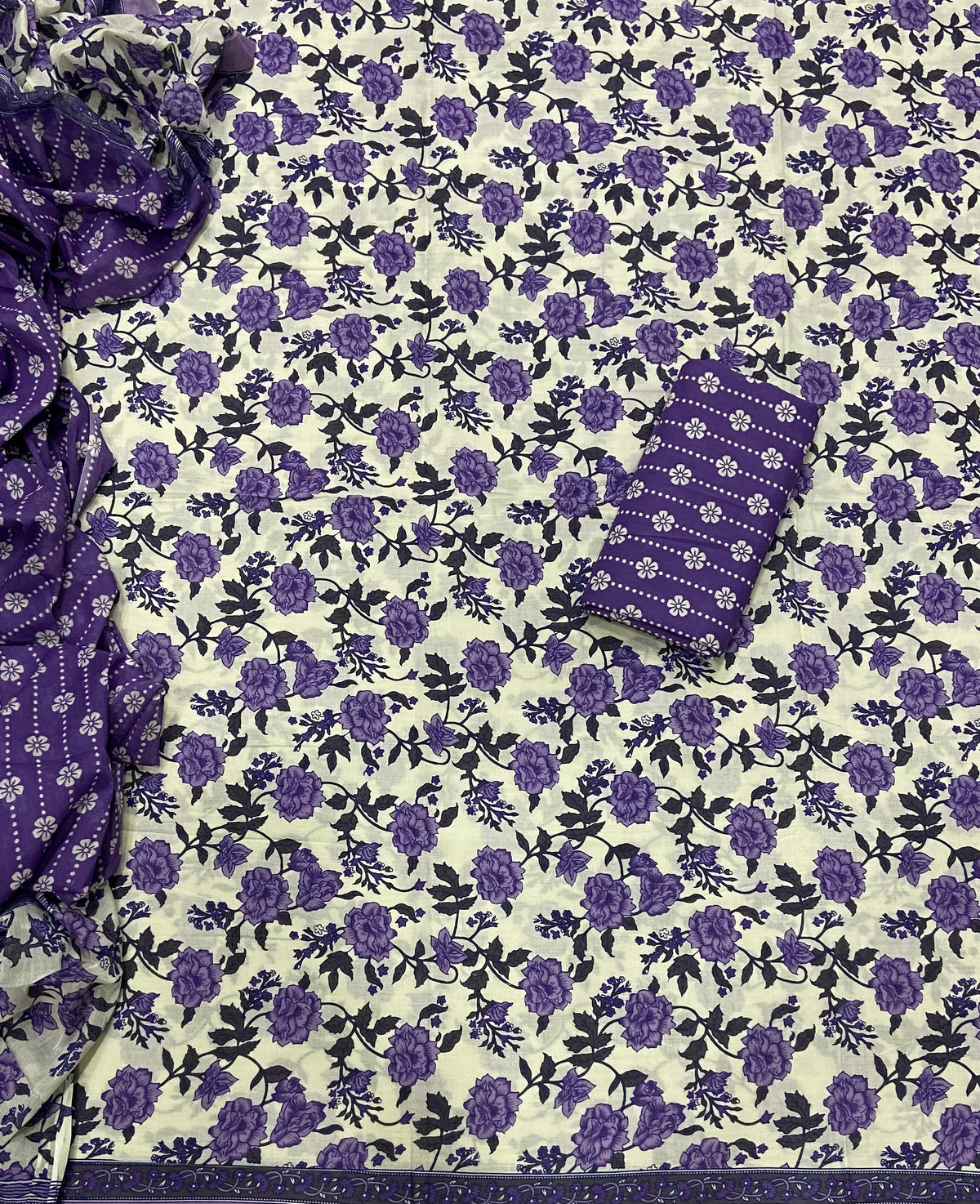 Celestial Pure Cotton Print Suit Set (Luxury Feel)