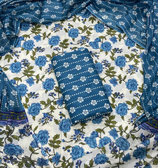 Celestial Pure Cotton Print Suit Set (Luxury Feel)