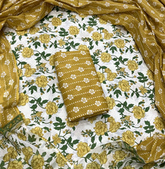 Celestial Pure Cotton Print Suit Set (Luxury Feel)