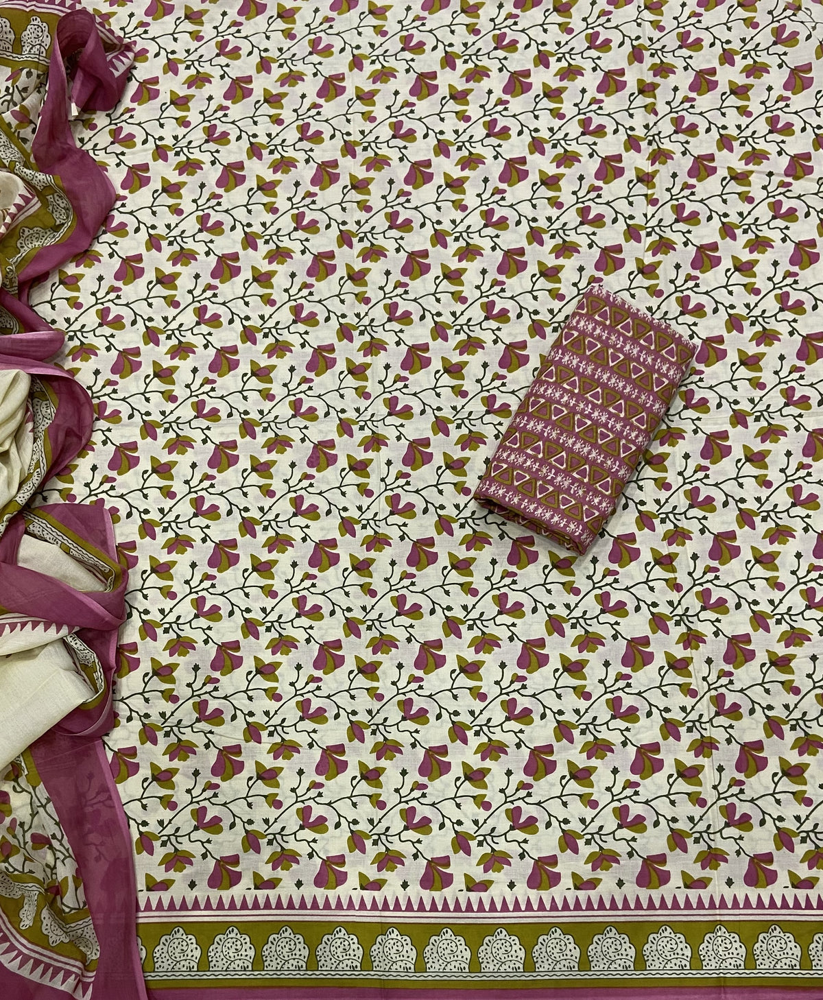 Celestial Pure Cotton Print Suit Set (Luxury Feel)