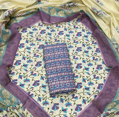 Celestial Pure Cotton Print Suit Set (Luxury Feel)