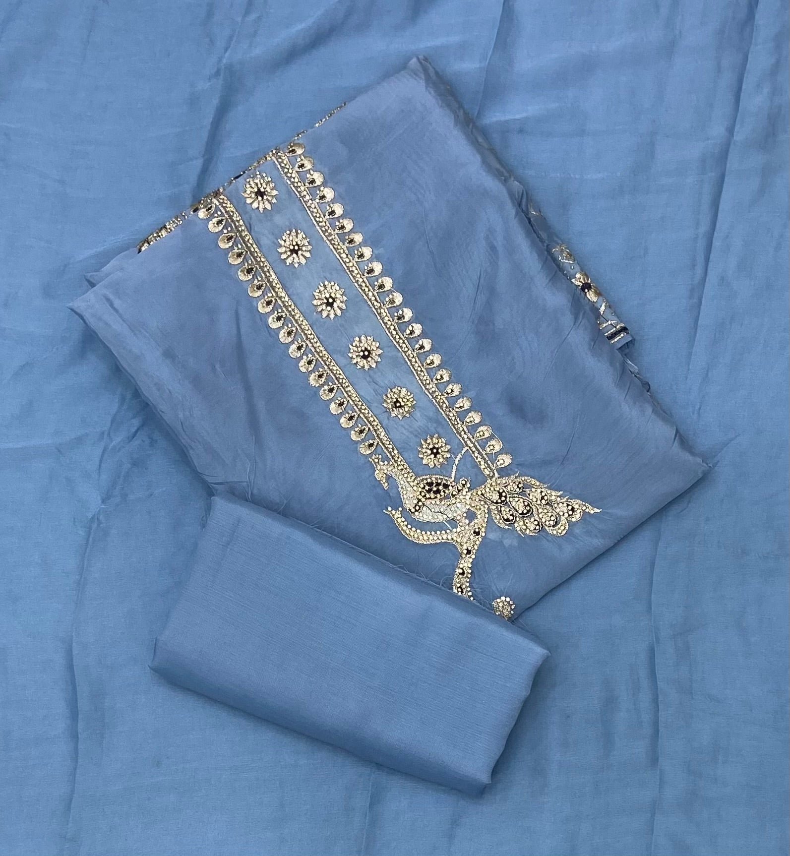 Classy Organza Silk Suit Set
