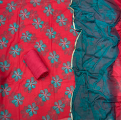 Radiant Georgette Floral Print Suit Set