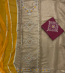 Radiant Gold Crush Suit Set