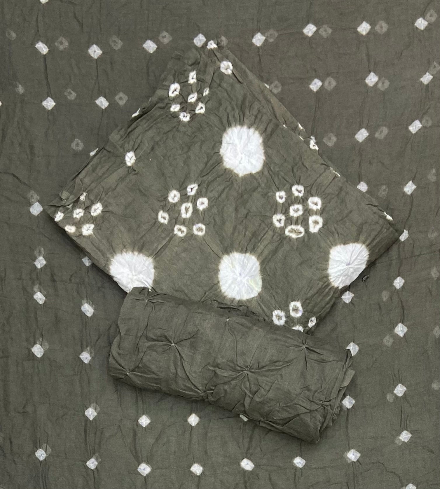 Pure Bandhej Cambric Cotton Suit Set
