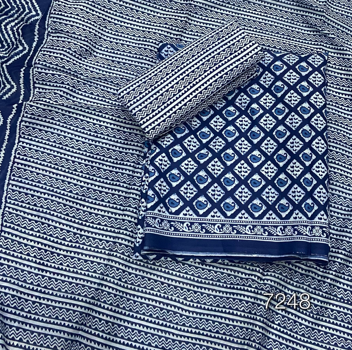 Celestial Pure Cotton Print Suit Set (Luxury Feel)