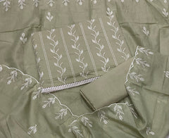 Premium Chikankari Pure Cotton Suit Set