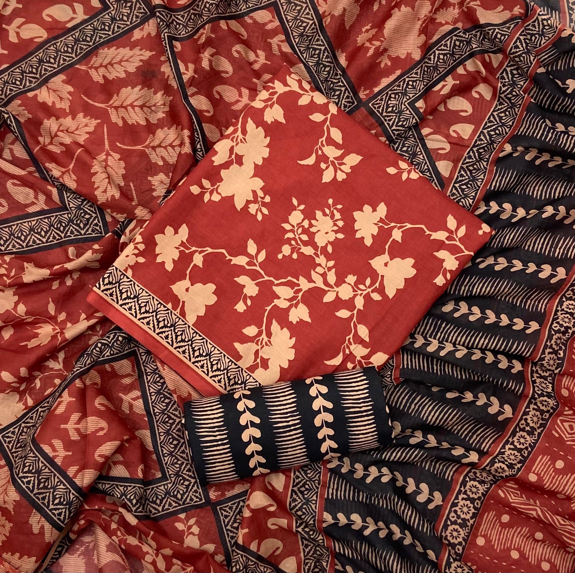 Celestial Pure Cotton Print Suit Set (Luxury Feel)