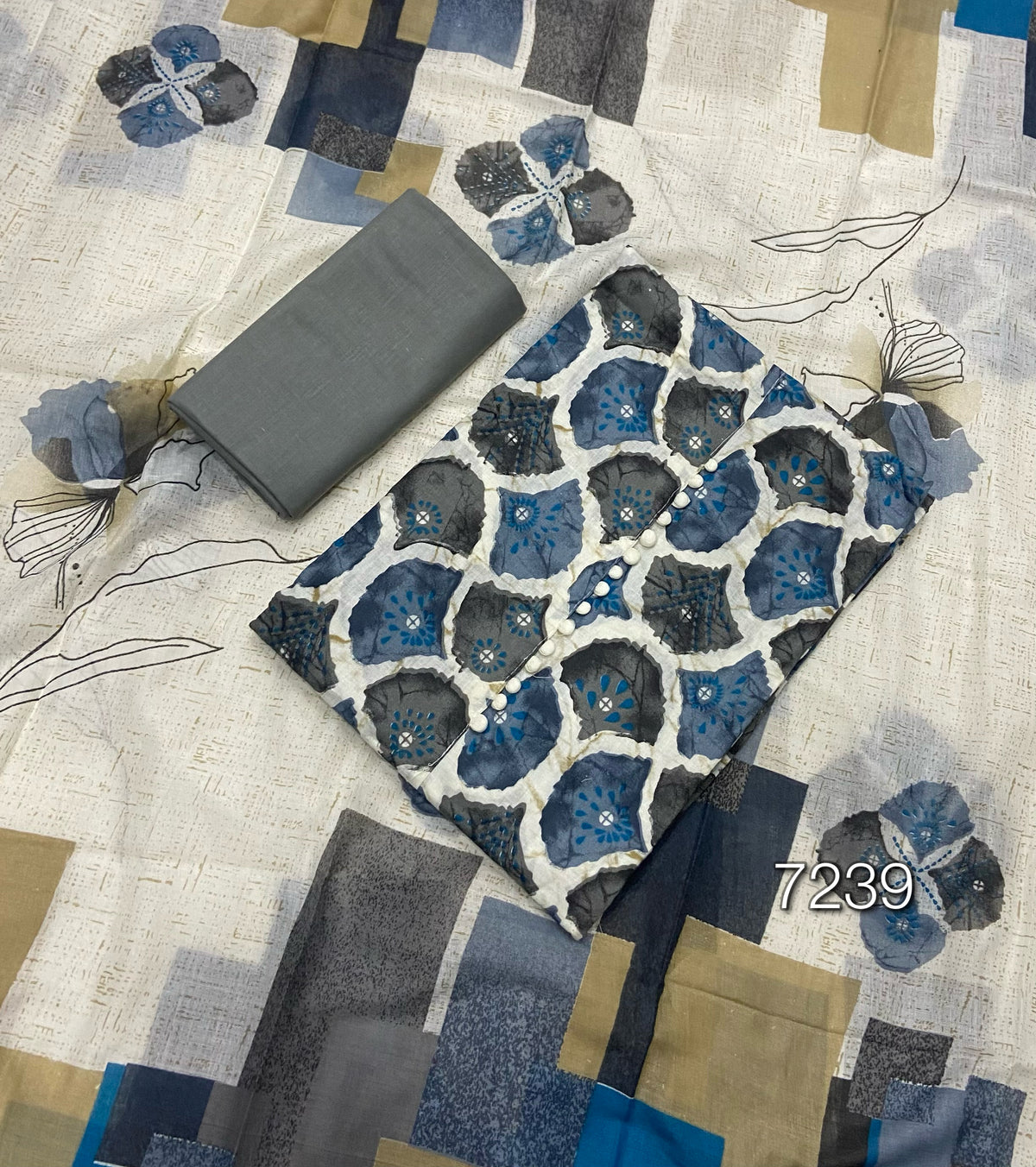 Elegant Work Pure Cotton Suit Set