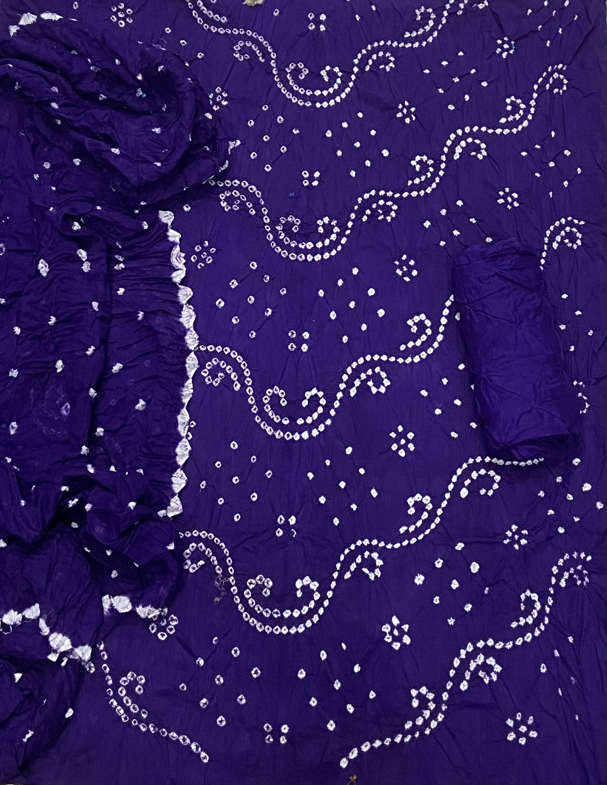 Pure Bandhej Cambric Cotton Suit Set