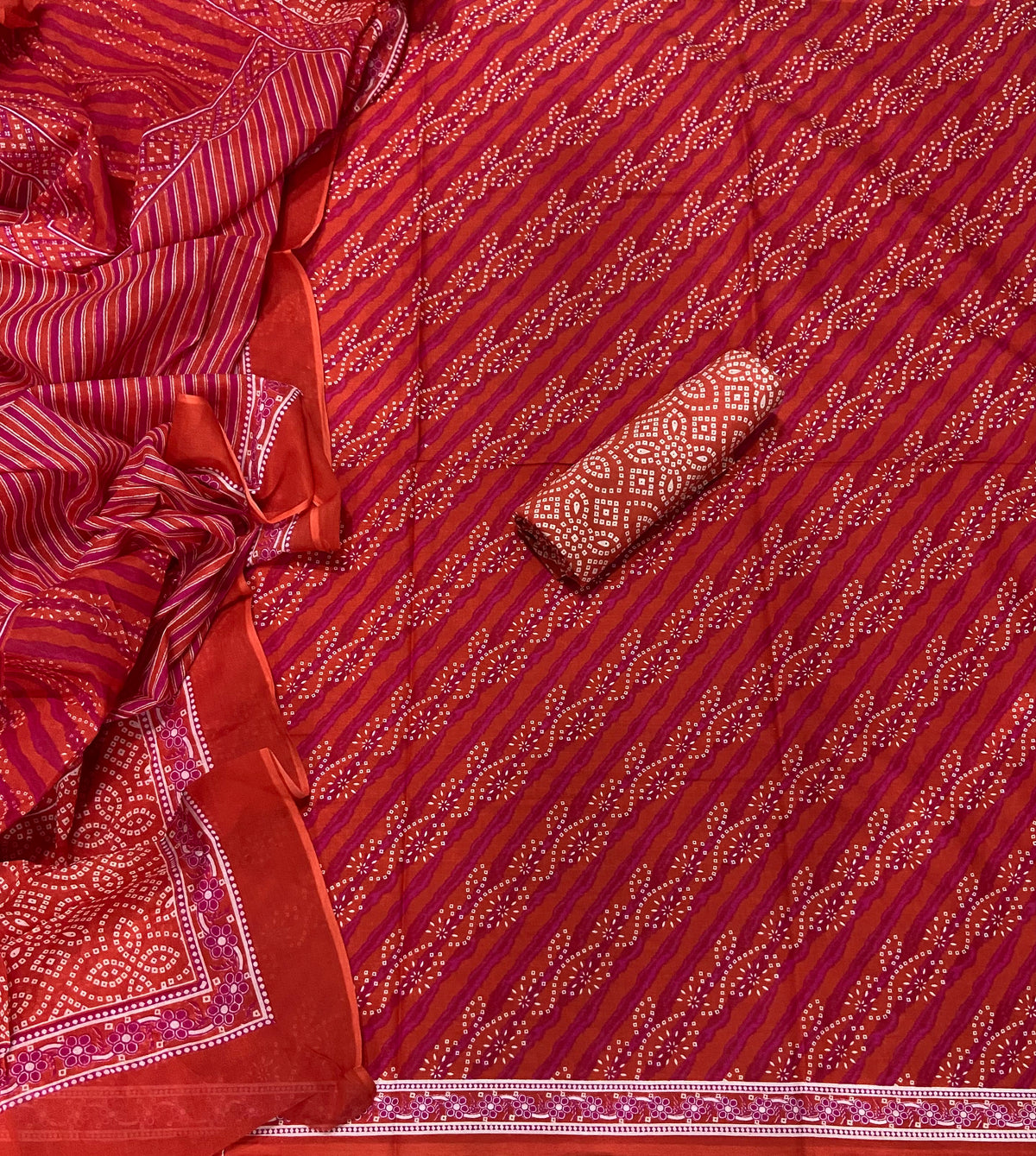 Celestial Pure Cotton Print Suit Set (Luxury Feel)