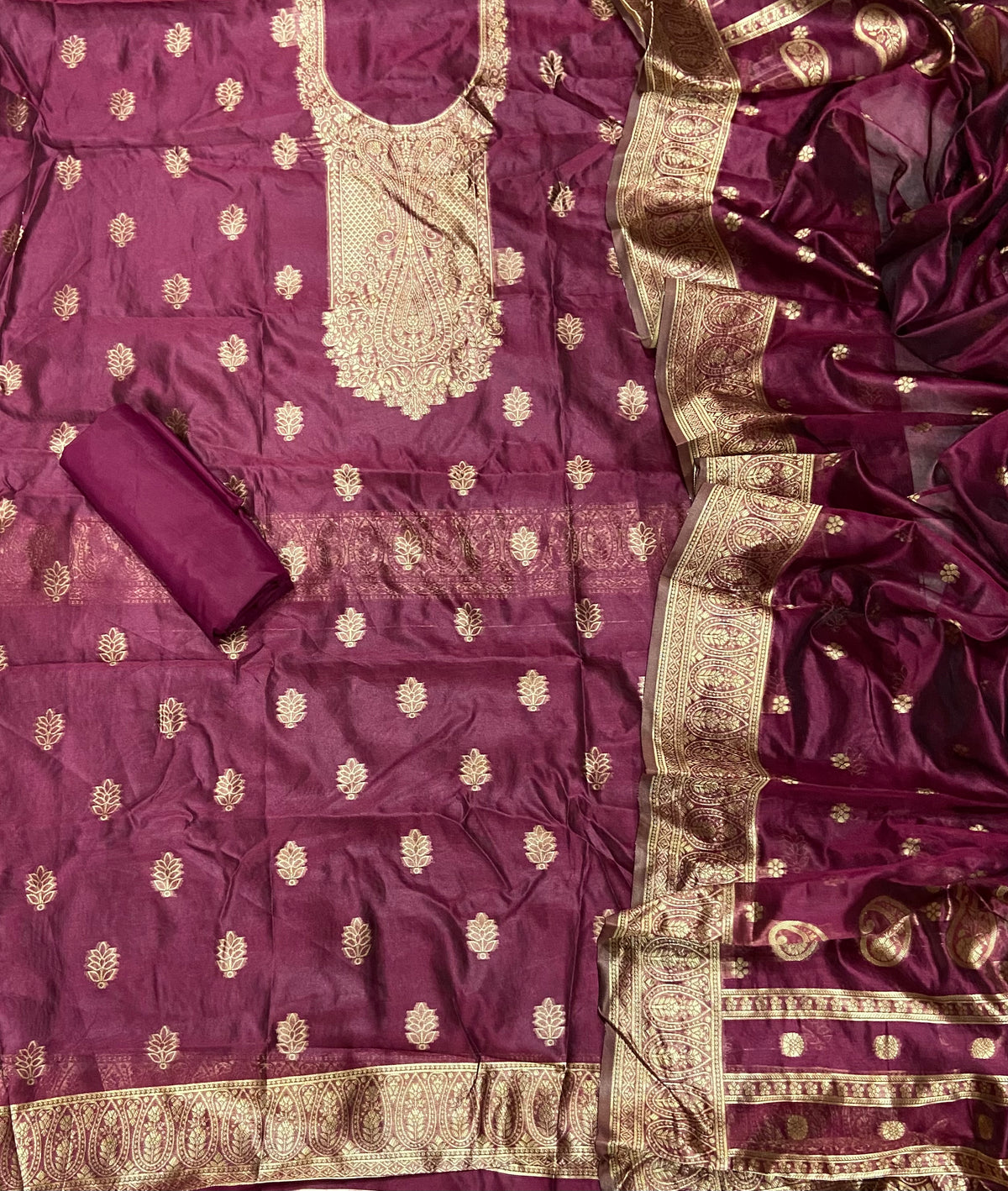 Classy Organza Banarsi Silk Suit Set