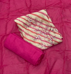 Pure Organza Suit Set with Cutdana & sequence Work