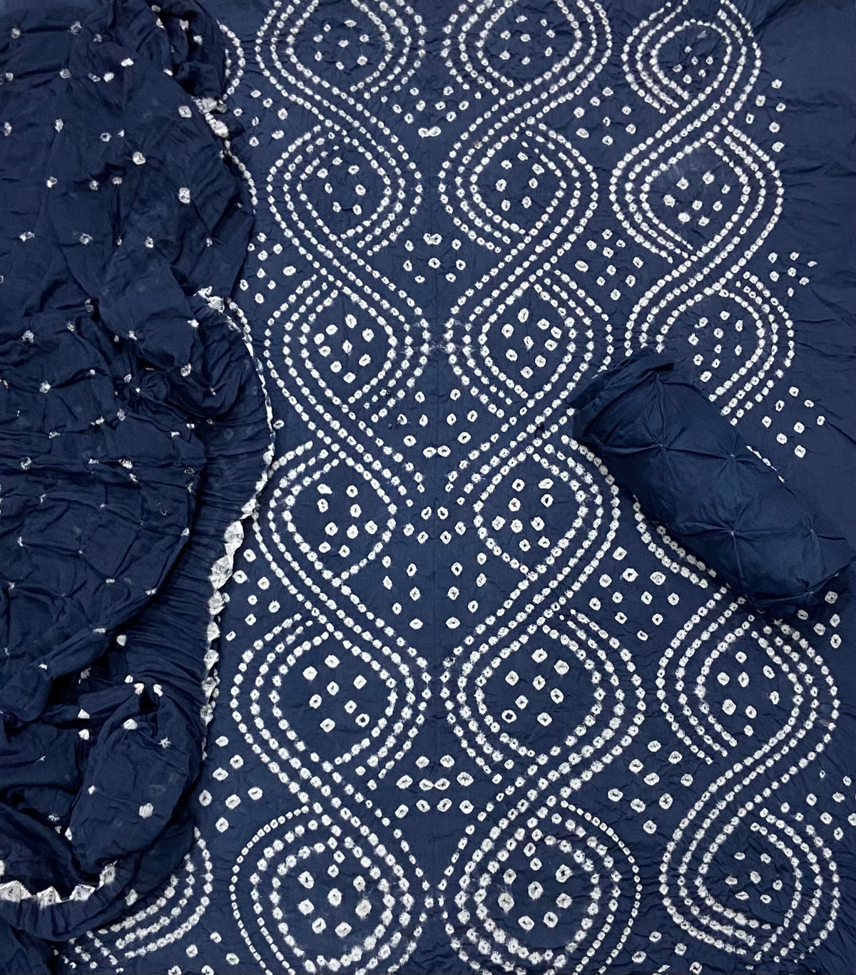 Pure Bandhej Cambric Cotton Suit Set