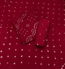 Pure Bandhej Cambric Cotton Suit Set