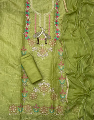 Radiant Gold Crush Suit Set