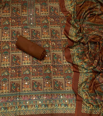 Winter Alpine Suit Set with Aari Work