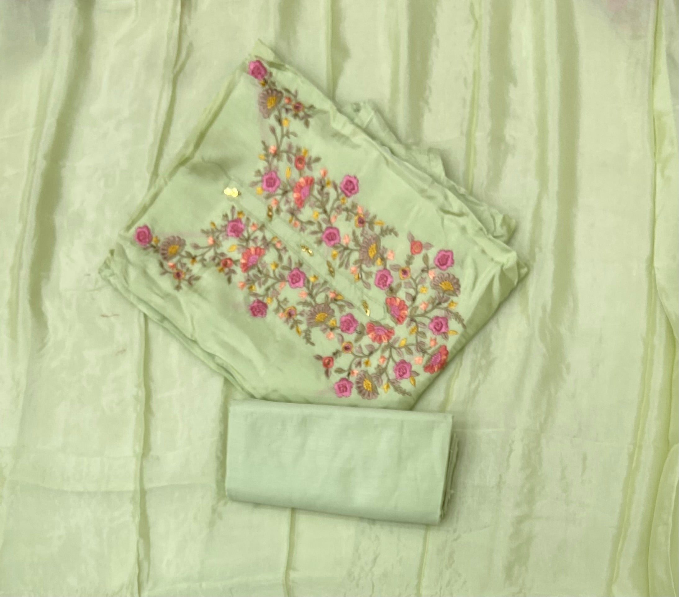 Classy Netra Habutai Silk Suit Set