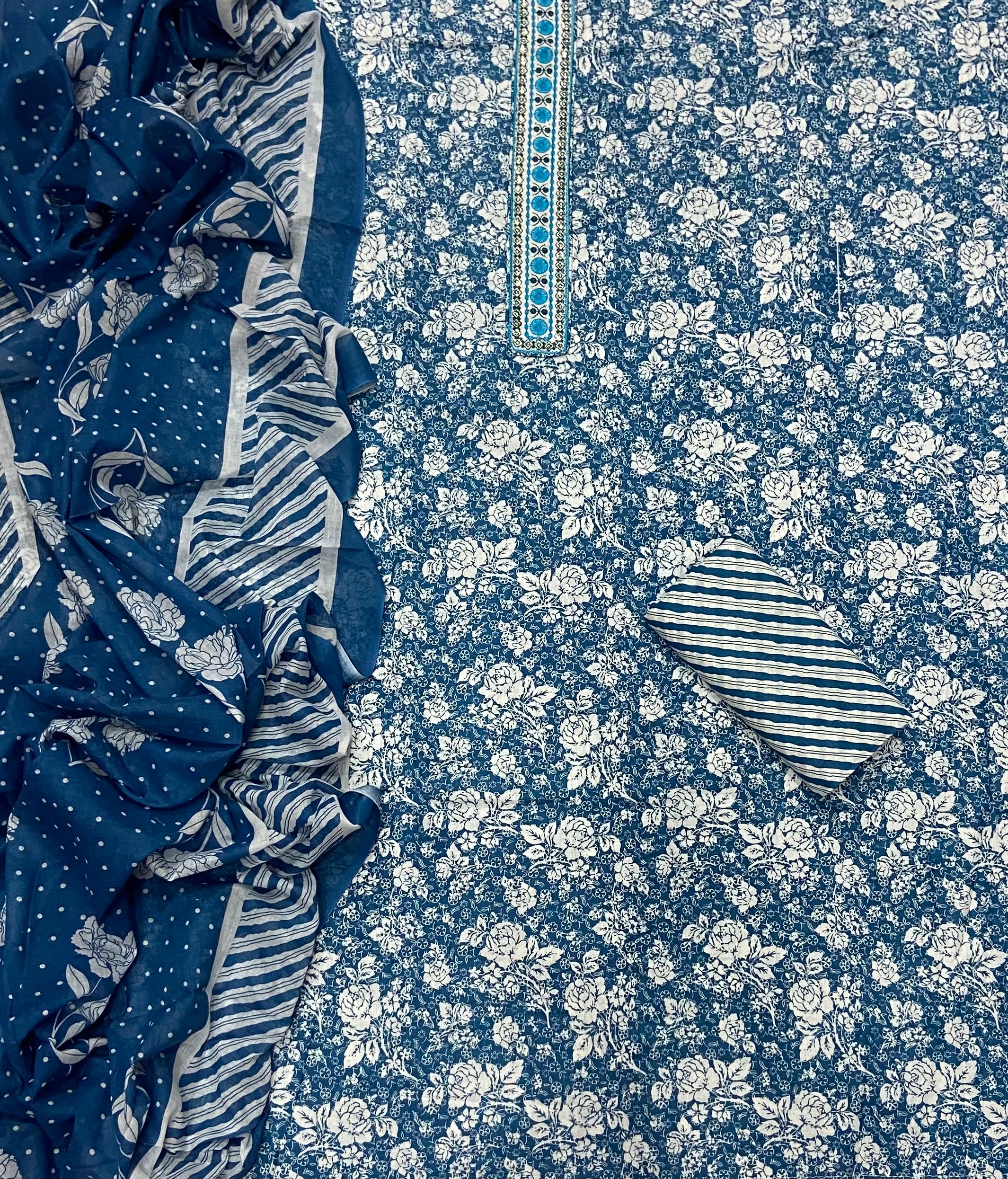 Elegant Work Pure Cotton Suit Set