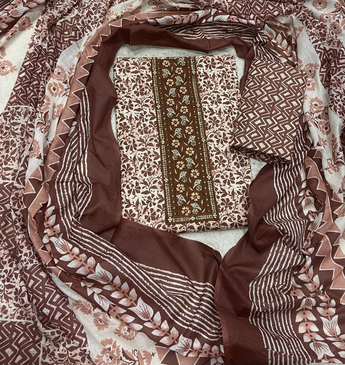 Elegant Work Pure Cotton Suit Set