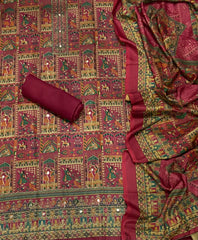 Winter Alpine Suit Set with Aari Work