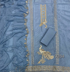Classy Organza Silk Suit Set