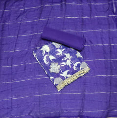 Fancy Burberry Digital Print Suit Set with Pearl & Cutdana Work