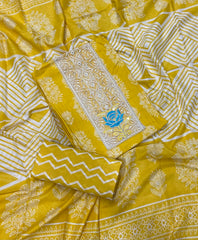 Elegant Work Pure Cotton Suit Set