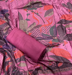 Premium Winter Pashmina Digital Print Suit Set with mirror Work(142vol)