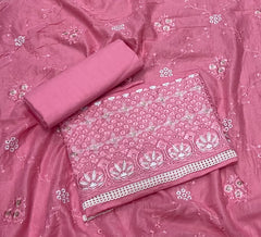 Premium Chikankari Pure Cotton Suit Set