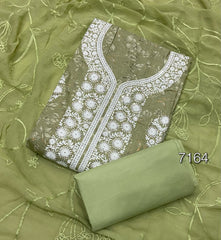 Fancy Chikankari Pure Cotton Suit Set