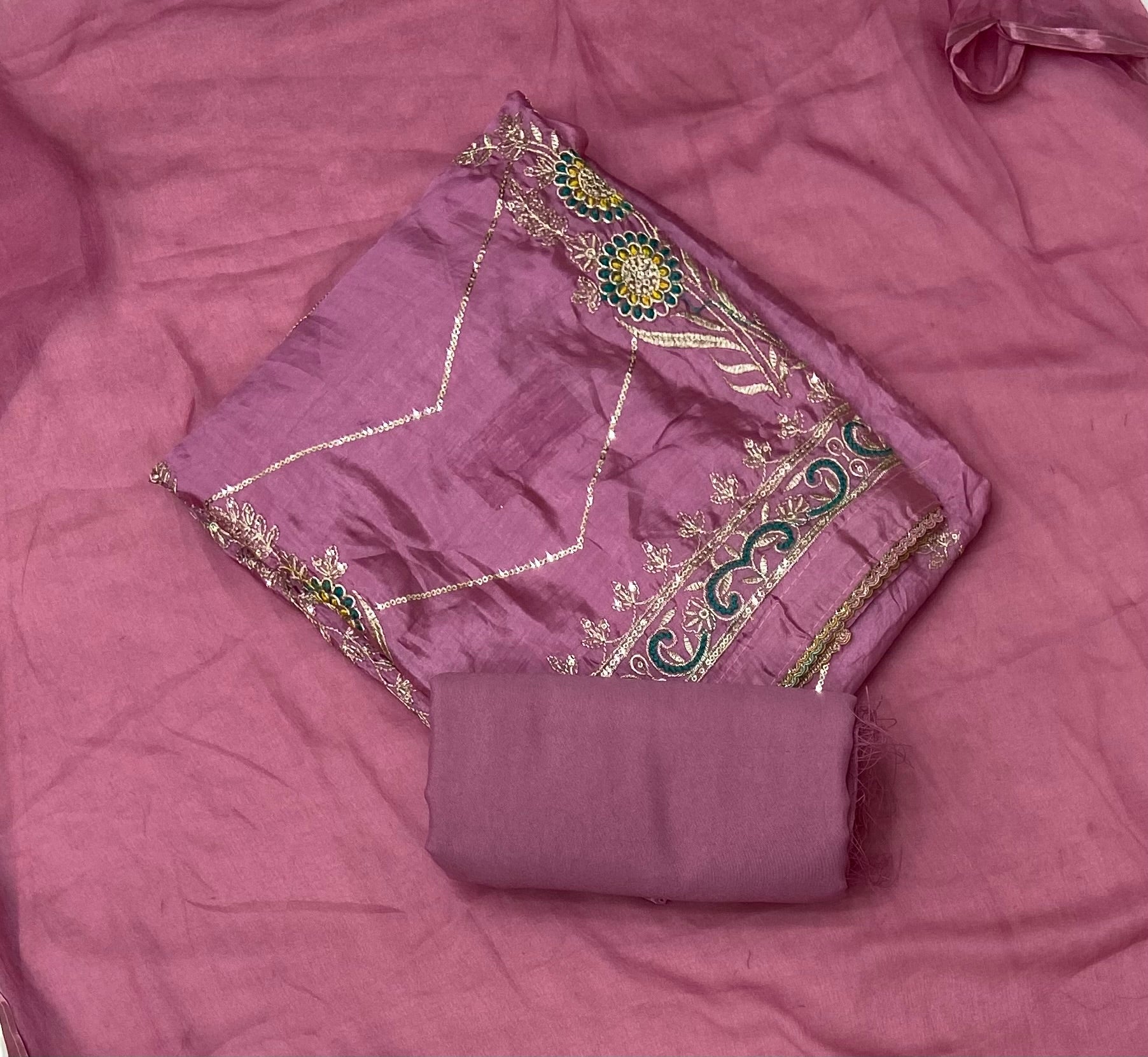 Fancy Gold Crush Suit Set