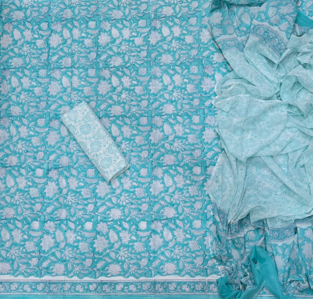 Celestial Pure Cotton Print Suit Set (Luxury Feel)