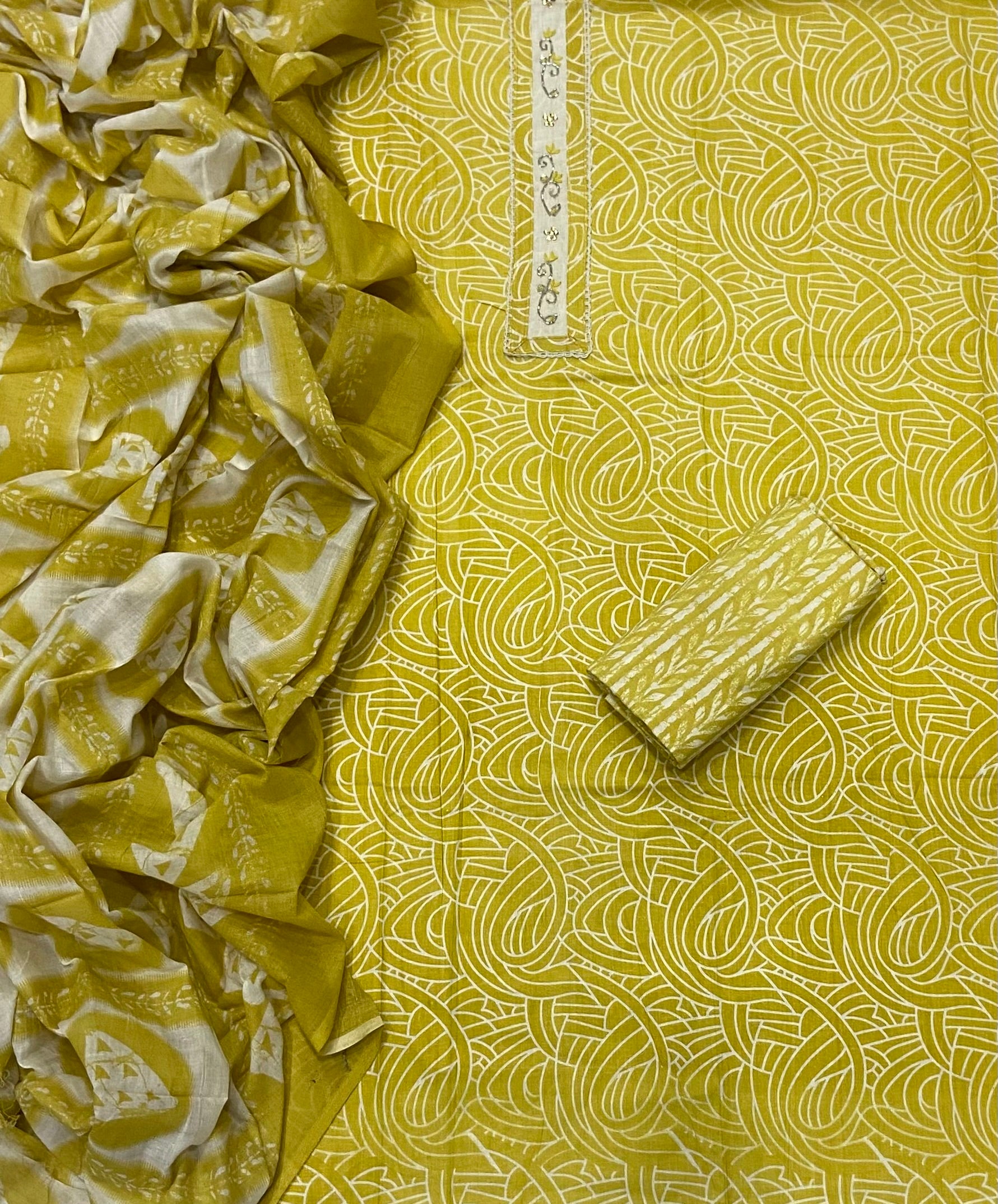 Elegant Work Pure Cotton Suit Set