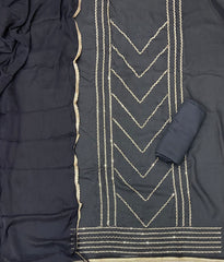 Fancy Georgette Suit Set with Heavy Sequins & Thread Work