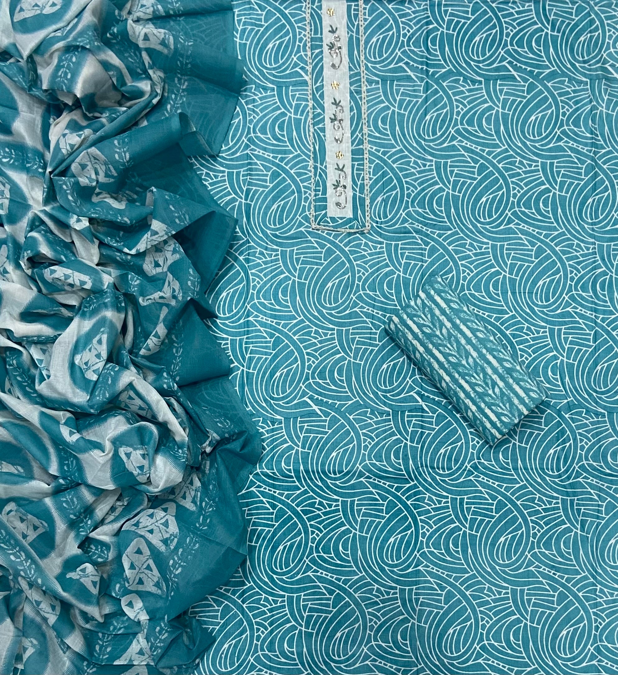 Elegant Work Pure Cotton Suit Set