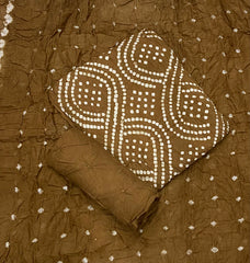 Pure Bandhej Cambric Cotton Suit Set