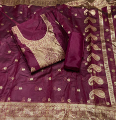 Classy Organza Banarsi Silk Suit Set