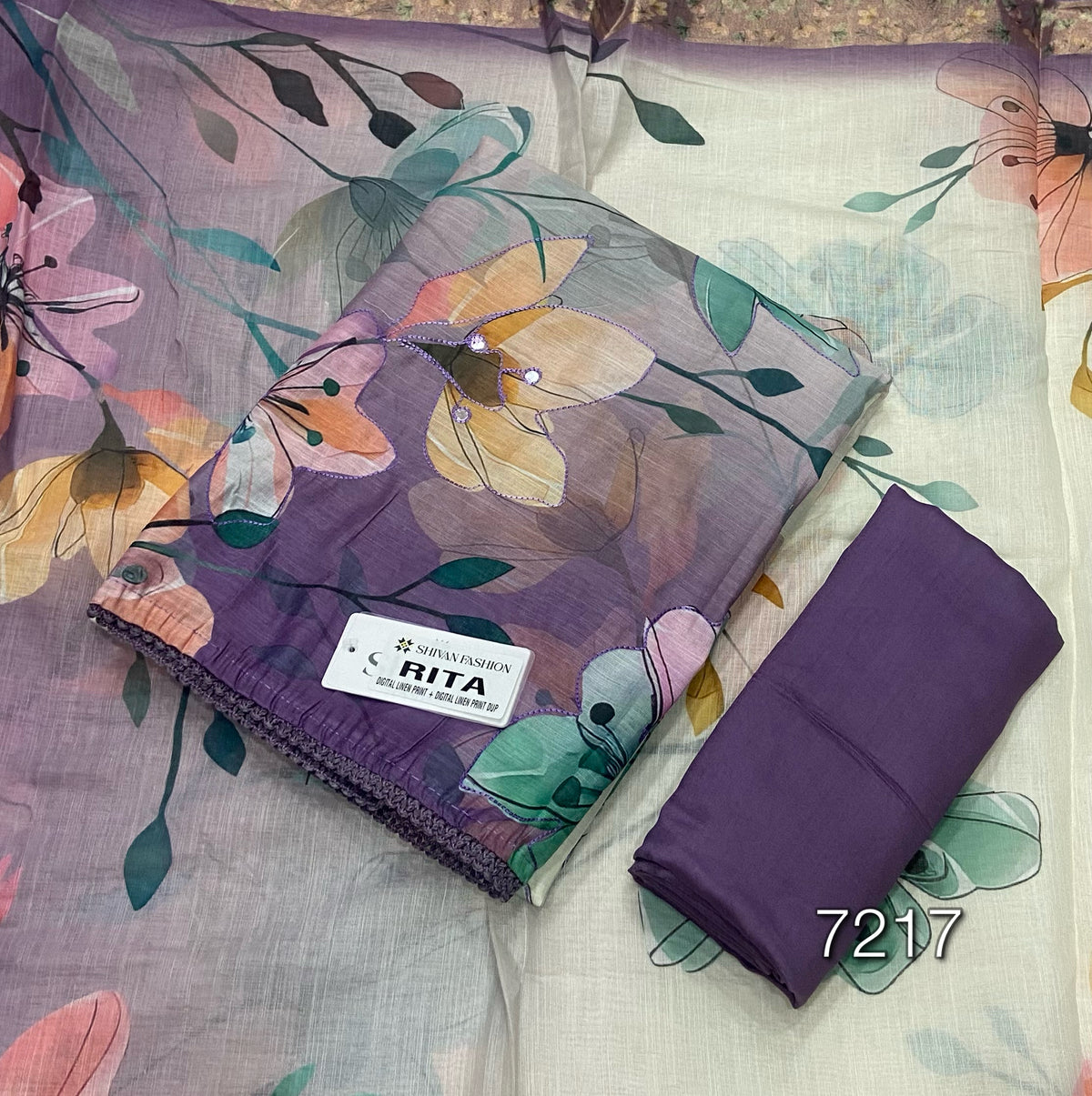 Classy Femora Linen Cotton Silk Suit Set